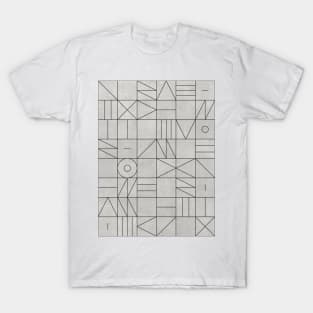 My Favorite Geometric Patterns No.3 - Grey T-Shirt